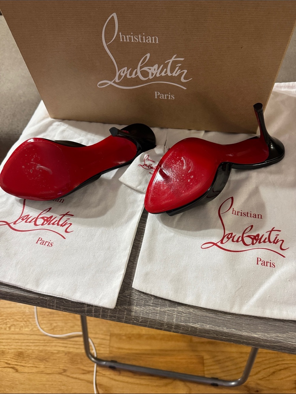 Christian Louboutin Black Patent Me Dolly 100 mm - Picture 3 of 5